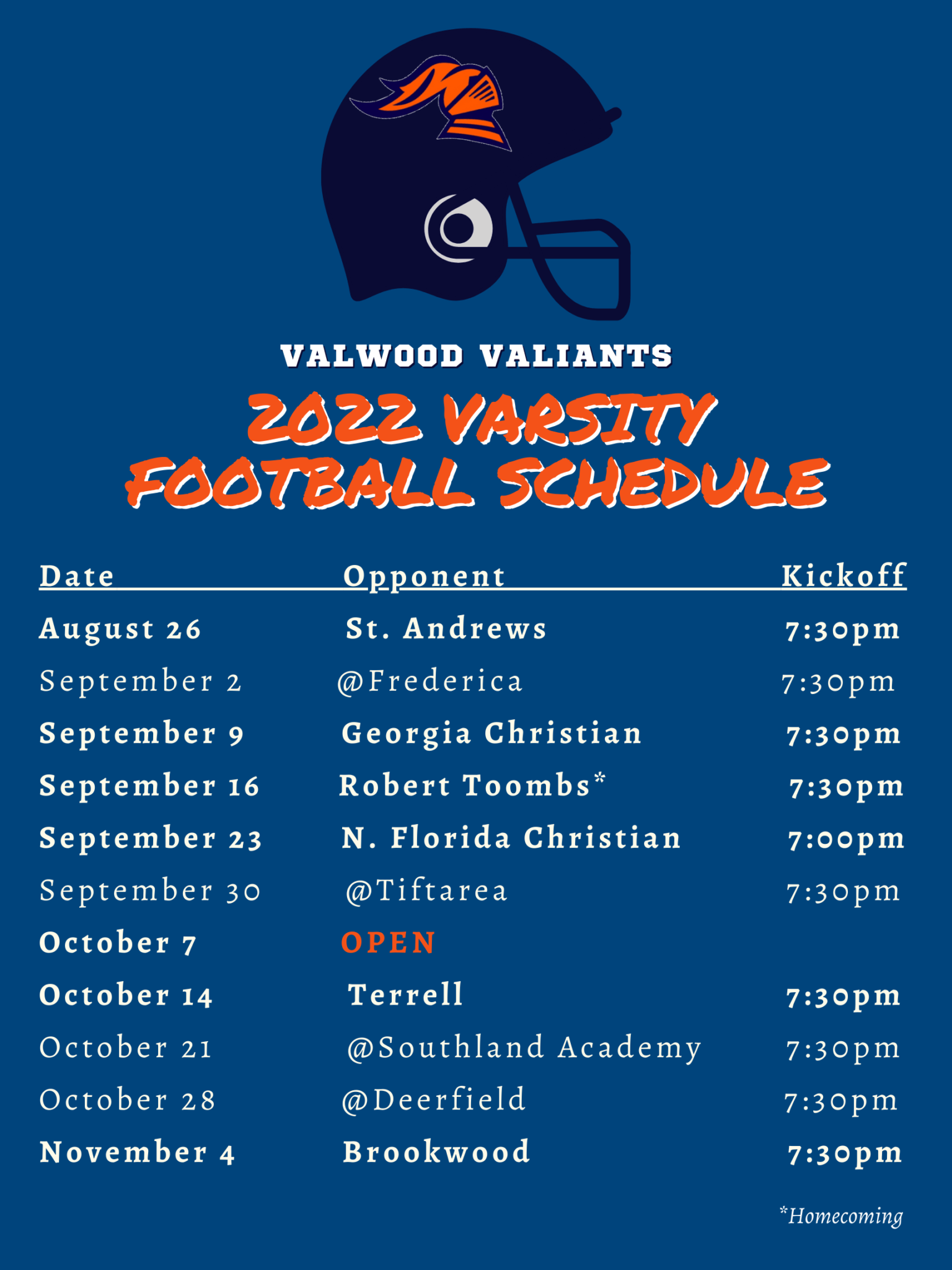 Football Varsity | Valwood School